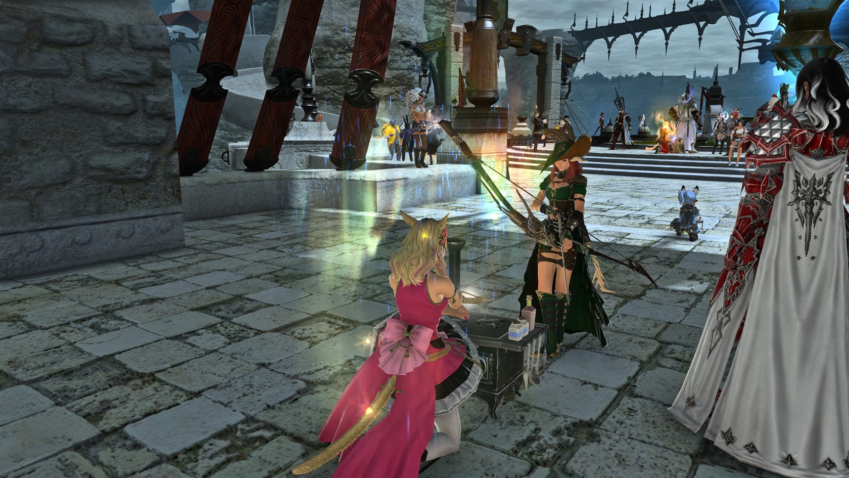 Octo watching me craft